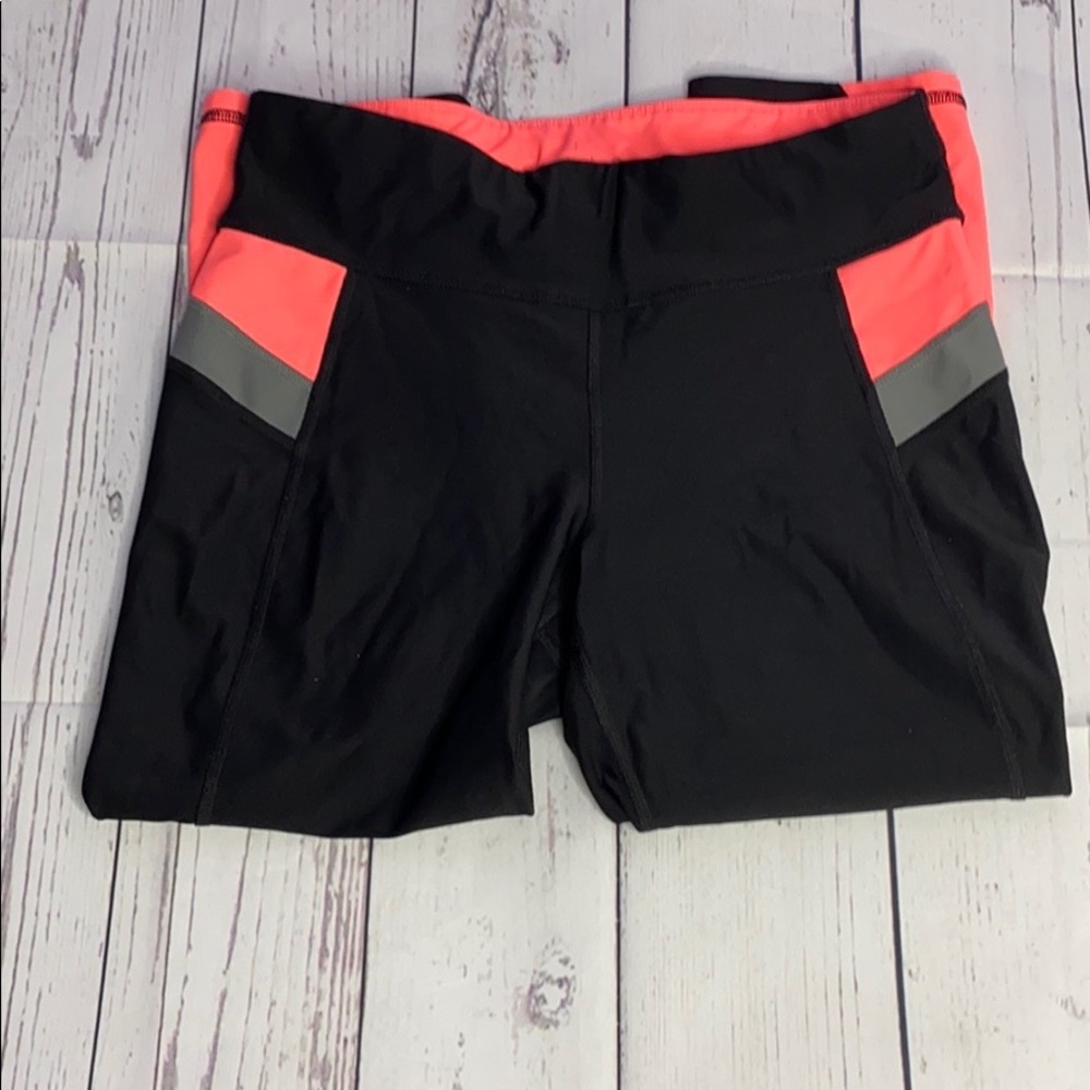 Pink and Black Yoga Pants